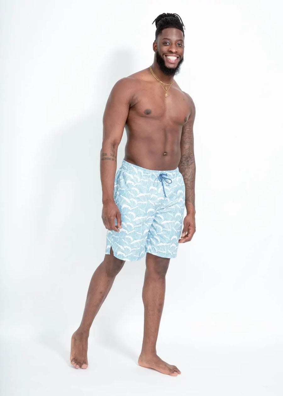 boochen eco man's boardshorts, sustainable boardshorts, beachshorts, nachhaltige badehose oceanwaves