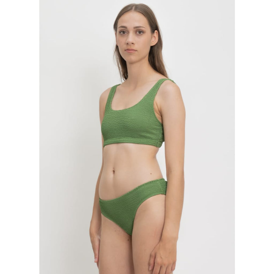 Maui Top in Jade - bikini top