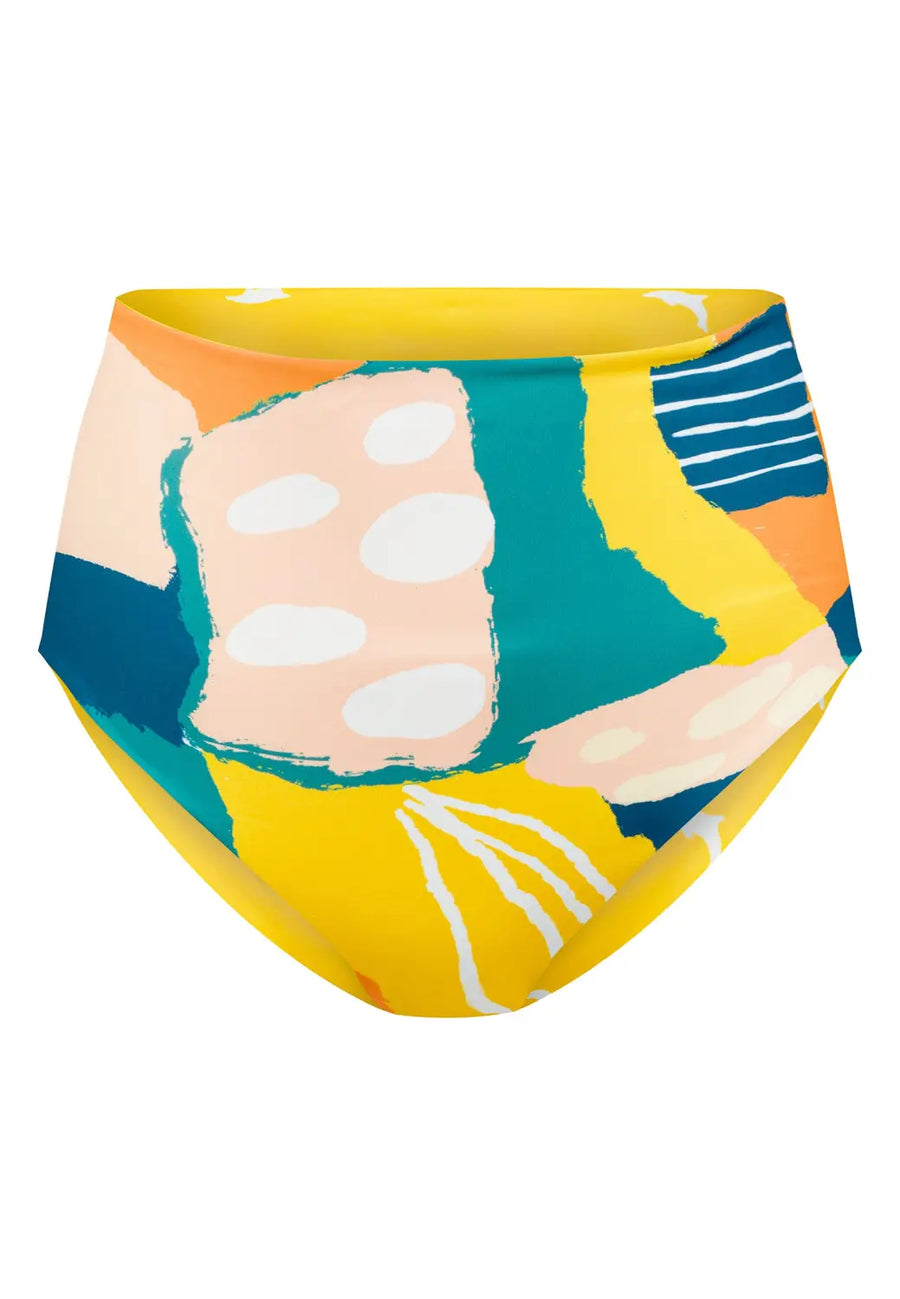 Noja Bottom in Painting Print / Dolphin - bikini bottom